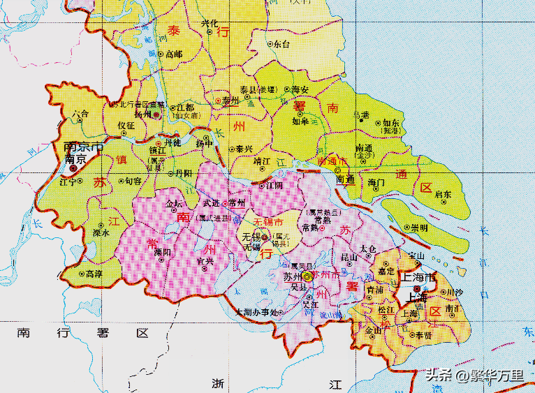 苏州行政区划图2022（苏州最新行政区域划分图）